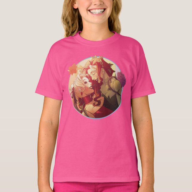 Harley Quinn & Poison Ivy Pride Comic Cover T-Shirt (Vorderseite)