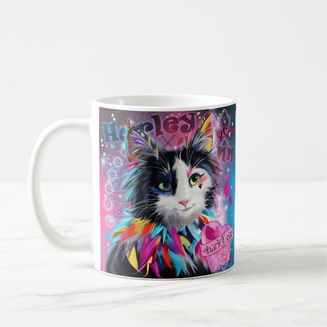 Harley Quinn the Cat Kaffeetasse (Links)