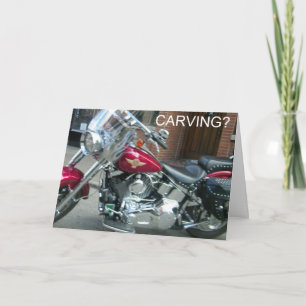 HARLEY STYLE CARVING FOR HALLOWEN KARTE