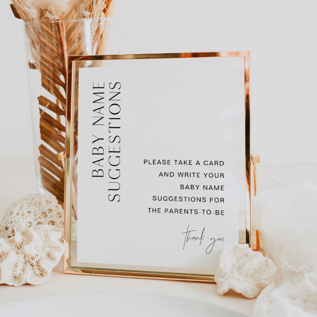 HARLOW Baby Name Vorschläge Babydusche Schild (Von Creator hochgeladen)