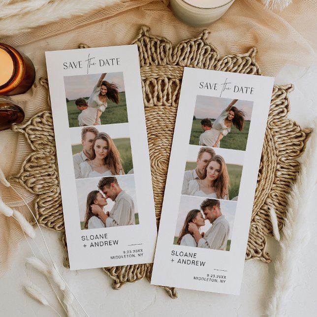 HARLOW Foto Strippen Minimalistisch Save the Date  (Von Creator hochgeladen)