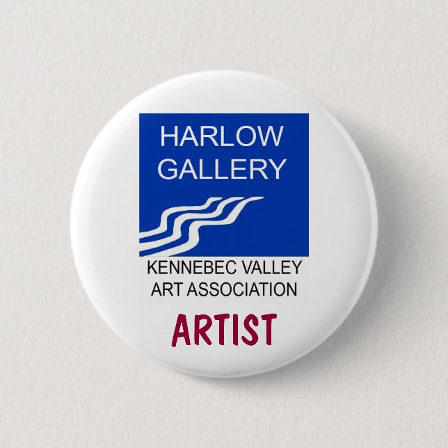 Harlow Galerie-Künstler-Knopf Button (Vorderseite)