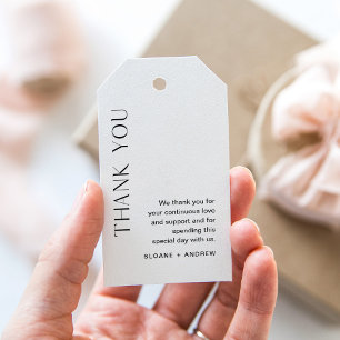 HARLOW Minimalistisch Vielen Dank für Ihr Interess Geschenkanhänger