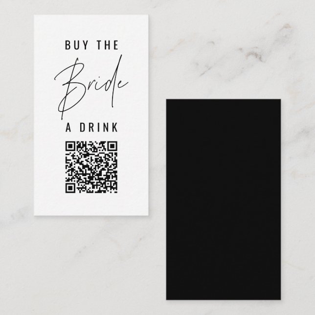 HARLOW Modern Bold Kaufen Sie die Braut einen Drin Mitteilungskarte (Vorne/Hinten)