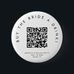 HARLOW modern kaufen die Braut ein Getränk-Taste B Button<br><div class="desc">Das ist ein moderner Minimalist kaufen die Braut einen Junggeselinnen-Abschied-Knopf. Laden Sie den Venmo QR-Code der Braut hoch,  um das Party zu starten! Editieren Sie alle Texte,  Schriftart und Farben auf diesem super festlichen Girl's Weekend Button,  um Ihren persönlichen Stil   Gefühl zu passen.</div>