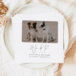 HARLOW Moderne Minimalistisch Hochzeit Serviette