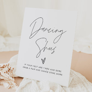 HARLOW Moderne Tanzschuhe Dreh Flop Wedding Sockelschild