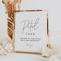 HARLOW Petal Toss Wedding Sign Off