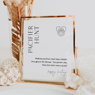 HARLOW Schnuller Hunt Baby Duschgel Spielzeichen Poster