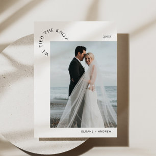 HARLOW Wedding Elopement Wir tippen die Knoten Ank Einladung