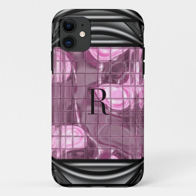 Harlowish Sonya Elegant Monogram Case-Mate iPhone Hülle (Rückseite)