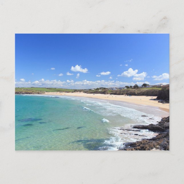 Harlyn Bay Postkarte (Vorderseite)