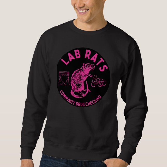 Harm Reduction Sisters Lab Rats Logo Sweatshirt (Vorderseite)