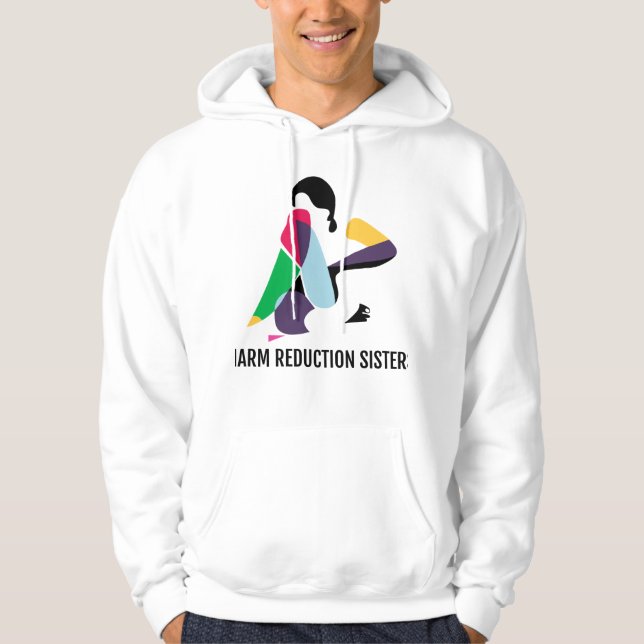 Harm Reduction Sisters Logo Hoodie (Vorderseite)
