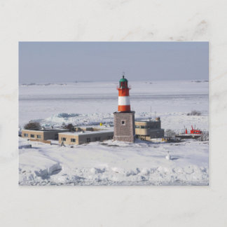 Harmaja Lighthouse Helsinki Finnland Postkarte
