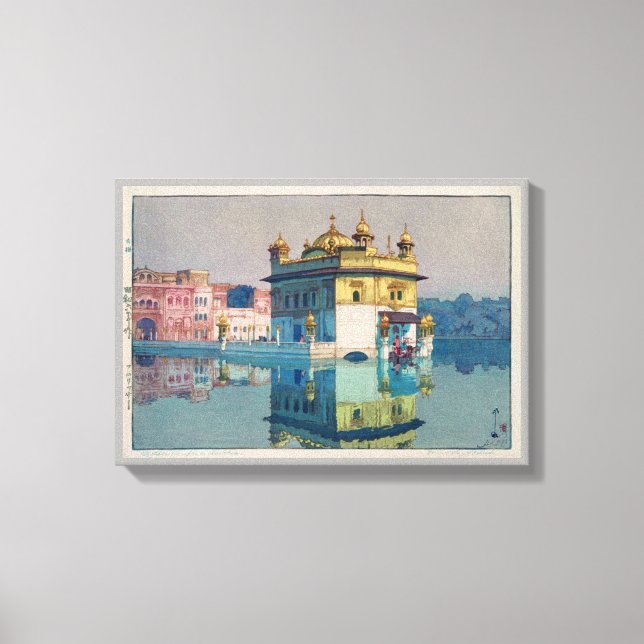 Harmandir Sahib (Goldener Tempel), Hiroshi Yoshida Leinwanddruck (Vorderseite)