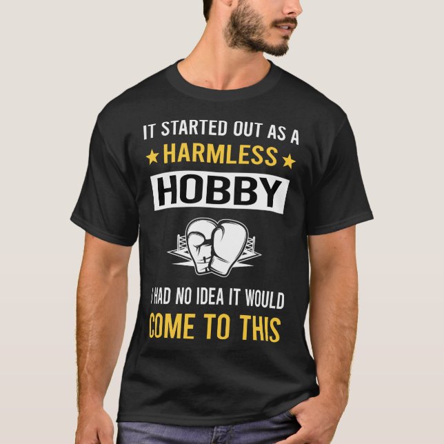Harmless Hobby Boxing T-Shirt (Vorderseite)