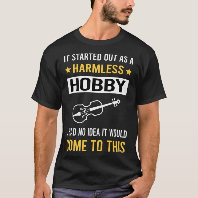 Harmless Hobby Cello Cellist T-Shirt (Vorderseite)