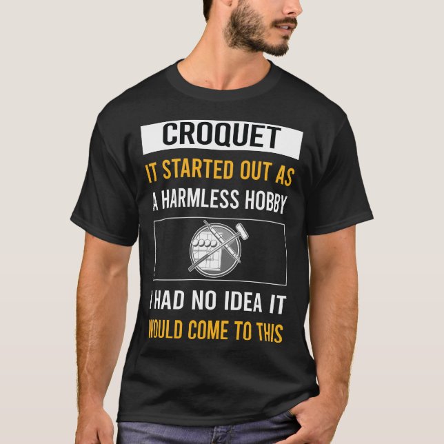 Harmless Hobby Croquet T-Shirt (Vorderseite)