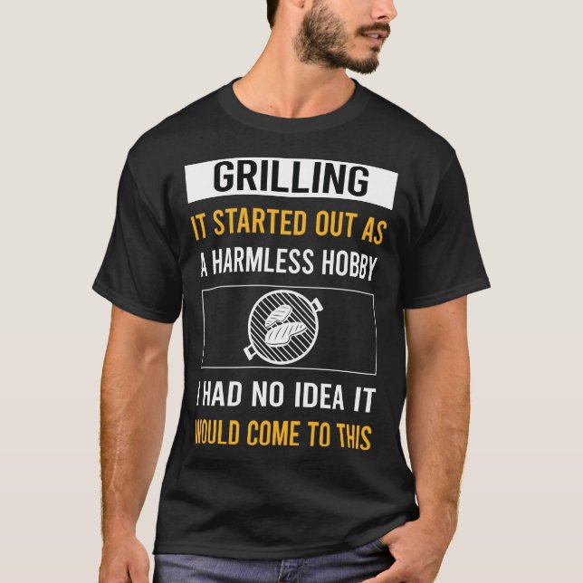 Harmless Hobby Grilling T-Shirt (Vorderseite)