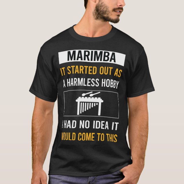 Harmless Hobby Marimba T-Shirt (Vorderseite)