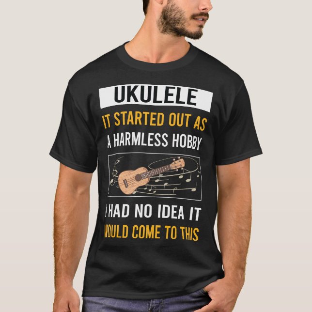Harmless Hobby Ukulele T-Shirt (Vorderseite)