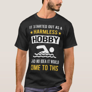 Harmloser Hobby Schwimmen Schwimmbad T-Shirt