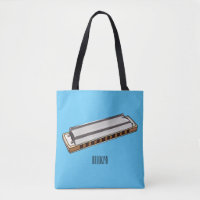 Harmonica Cartoon Illustration