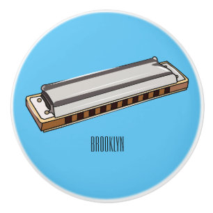 Harmonica Cartoon Illustration Keramikknauf