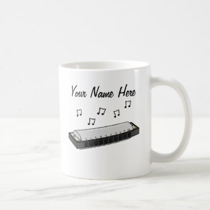 Harmonica Custom Tasse Harp Player Musician Gesche