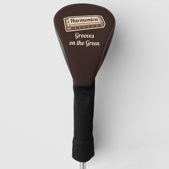 Harmonica Golf Headcover (Vorderseite)
