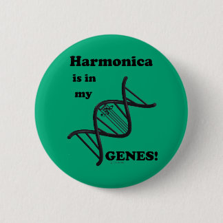 Harmonica ist in meinen Genen Button