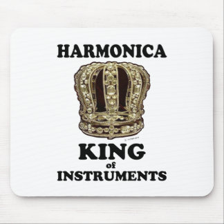 Harmonica King of Instruments Mousepad
