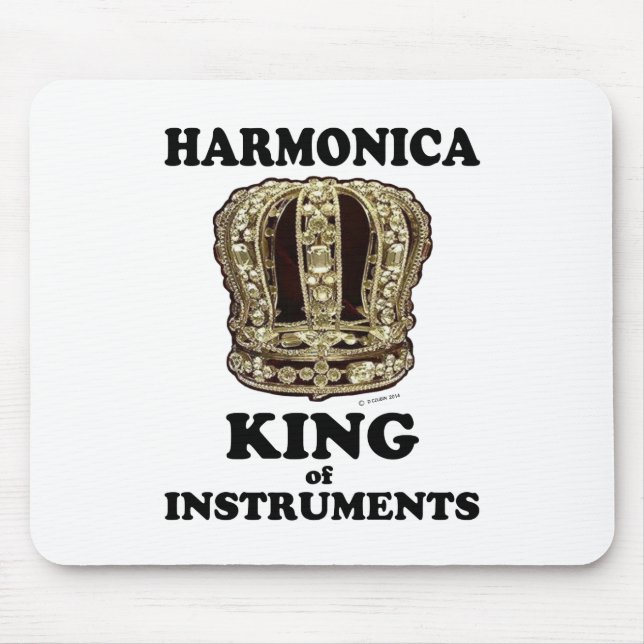 Harmonica King of Instruments Mousepad (Vorne)