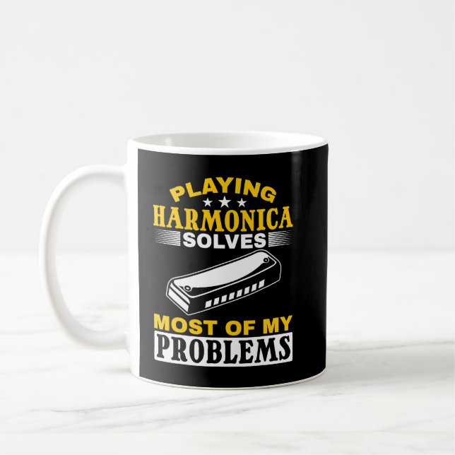Harmonica Lover Harmonica löst den größten Teil Kaffeetasse (Links)