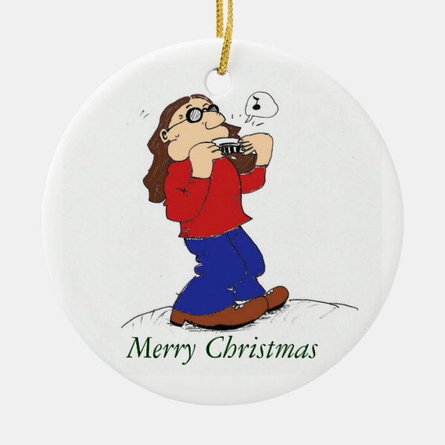 Harmonica Man Christmas Ornament (Vorne)