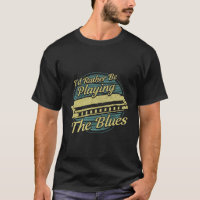 Harmonica Player Vintage Blues Musikergeschenk