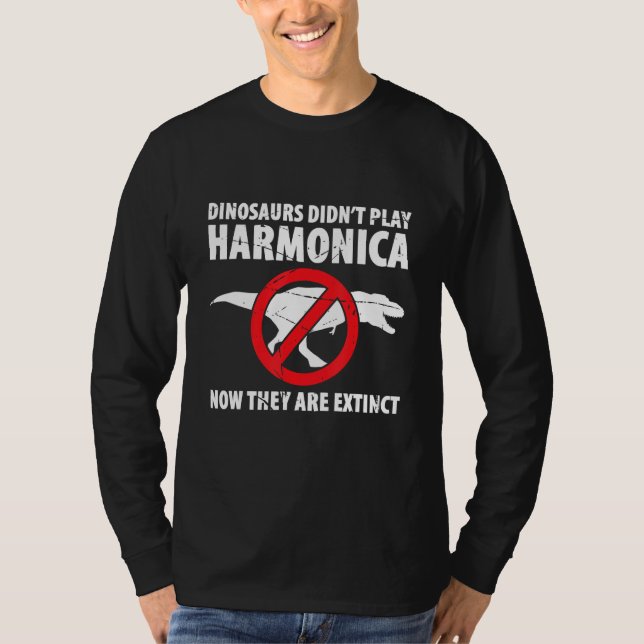 Harmonica Playing For Harmonica Player Harmonica T T-Shirt (Vorderseite)