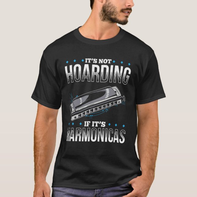 Harmonica Playing für Harmonica Player Harmonica T T-Shirt (Vorderseite)
