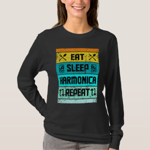 Harmonica Spieler für Männer Frauen Kinder T-Shirt