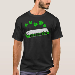 Harmonica St Patricks Day Harmonici Irish Musici T-Shirt