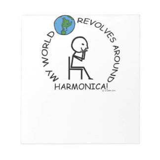 Harmonica - Weltumdrehungen Notizblock