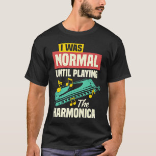 Harmonicist Mundharmonika Französische Harfe & Har T-Shirt