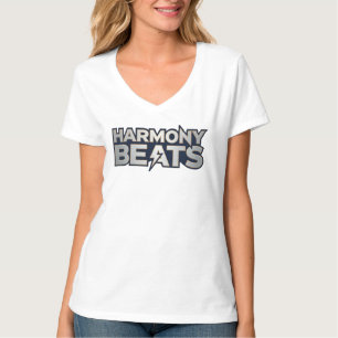 Harmonie Beats – Musik Vibes Text Kunst T-Shirt
