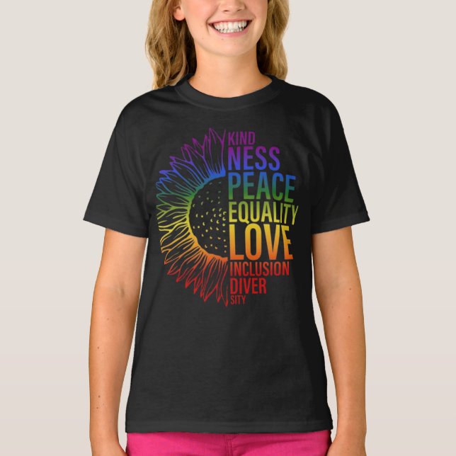 Harmonie blühen T-Shirt (Vorderseite)