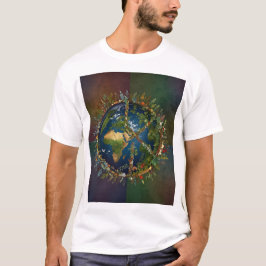 Harmonie: Das Emblem des grünen Friedens der Erde T-Shirt