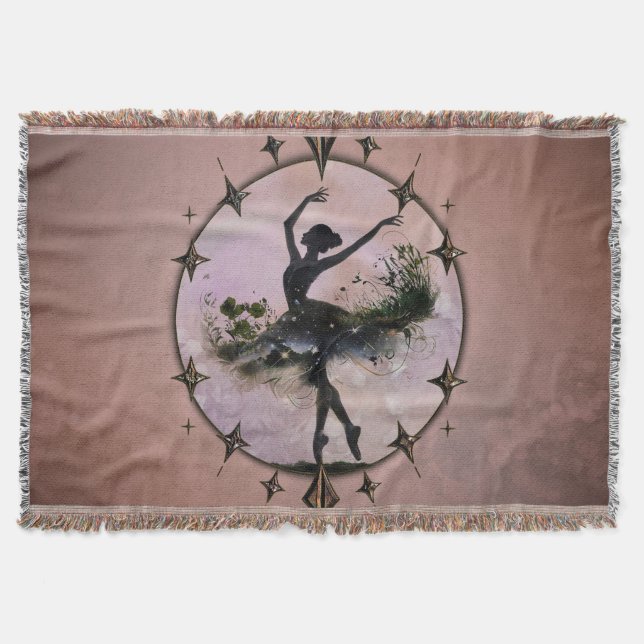 Harmonie der Bewegung Die Ballerina im Sternenlich Decke (Vorderseite)
