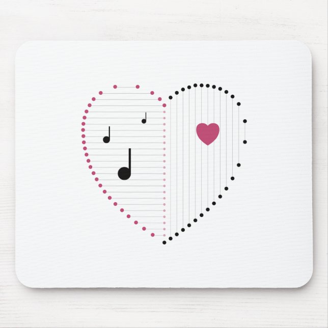 Harmonie der Liebe Mousepad (Vorne)