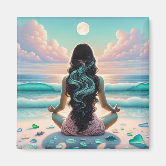 Harmonie der Meditation am Strand Magnet (Vorne)