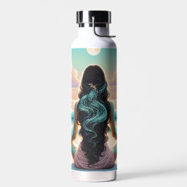 Harmonie der Meditation am Strand Trinkflasche